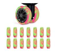 Fundas Protectoras para Ruedas, Cubiertas for Ruedas de Equipaje, Agarre Protector Silicona for 5-6,5 cm