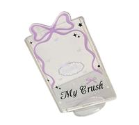 Fundas protectoras para tarjetas con base de soporte para proteger y organizar tus tarjetas, tarjetero transparente, A