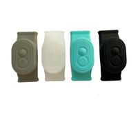 Fundas protectoras Tabcase v2 (paquete de 2) para el localizador de collar para mascotas Loc8tor TabCat v2 (color carb n)