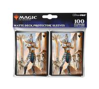 Fundas protectoras Ultra PRO - Aetherdrift Amonkhet Eternal Might (Commander) de 100 unidades para cartas deportivas de Magic: The Gathering, car