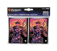 Fundas protectoras Ultra PRO - Aetherdrift Far Fortune End Boss de 100 unidades para cartas deportivas de Magic: The Gathering, cartas de MTG y D