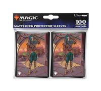 Fundas protectoras Ultra PRO - Aetherdrift Sita Varma Masked Racer de 100 unidades para cartas deportivas de Magic: The Gathering, cartas de MTG