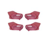 Fundas reposabrazos automóvil Para Jeep Para Renegade 2015 2016 2017 Reposabrazos Cubierta Piel Panel Puerta Pegatina Moldura(Wine-Red)