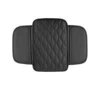 Fundas reposabrazos automóvil Reposabrazos Funda Cuero Con Almacenamiento Pañuelos Soporte Aumentado Protector Consola Central Bolsillo Lateral(Negro)