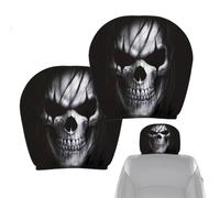 Fundas Reposacabezas Terroríficas 2 piezas decoración Halloween divertida y