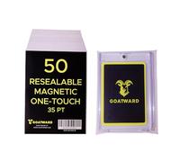 Fundas Resellables para Magnetics Pack 50 - 89x120mm + 30mm Solapa Adhesiva - Compatibles con Magnetics hasta 130PT - Protección Antipolvo y Antiarañazos - Goatward