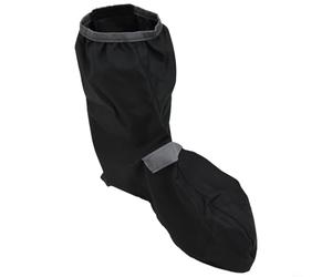 Fundas resistentes para zapatos de poliéster, polainas antidesgarros con cinta reflectante para caminar por la noche, pesca, siega, color negro, 28 x 35 cm