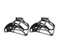 Fundas resistentes para zapatos de primavera con crampones de agarre de hielo, proporcionando una tracción superior para senderismo y actividades al aire libre de invierno