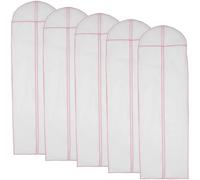 Fundas Ropa Armario Funda protectora for vestido de novia, 1/2/5 unidades, 180 cm, for colgar ropa, traje, abrigo, bolsa almacenamiento for el hogar(5Pcs)
