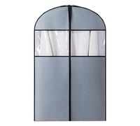 Fundas Ropa para Colgar con Ventana Transparente, Funda Abrigos con Cremallera Central, para Camisas, Abrigos, Chaquetas(60 * 130CM/24 * 51IN)