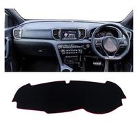 fundas salpicadero coche Para Kia Para Sportage 4 2016-2018 2019 2020 2021 Evitar Luces Plataforma Instrumentos Alfombrilla Protectora Salpicadero Coche(A Red Side RHD)
