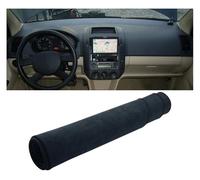 fundas salpicadero coche Para VW Para Polo Para 9N Para 9N3 2002 2003 2004 2005 2006 2007 2008 Cubierta Tablero Automóvil Evita Anti UV Alfombrilla Antideslizante(B Black)
