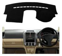 fundas salpicadero coche Para VW Para POLO Para MK4 Para 9N Para 9N3 2002 2003 2004 2005-2009 Alfombrilla Protectora Para Salpicadero De Coche(Black,RHD)