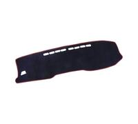 Fundas Salpicadero Compatible Con Toyota Para SR5 SR Workmate GUN126R 2016-2023 Color Negro Borde Rojo Alfombrilla Antideslizante Para Salpicadero LHD