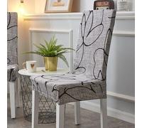 Fundas Sillas De Comedor Estilo Simple Elásticas Lavables Funda Sillas Comedor,Fundas Sillas Ajustables,Fundas para Sillas,Extraíble Fundas Sillas Comedor