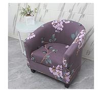 Fundas Sillas De Comedor,Funda Sillas Comedor Flower Tub Tubas Sofá Cubierta Estirar Spandex Sillón Cubierta Cubierta Sofá Asegura para sala de estar con cubiertas de cojines(Style B Sofa Cover)