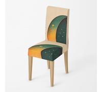 Fundas Sillas de Comedor Pack 2 Verde Oscuro Funda de Comedor para un Ajuste Universal,Cubierta de Elastano Silla extraíble,Muy fácil Limpiar y Duradera,para Hogar Hotel