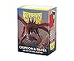 Fundas standard matte dual (100 unidades) crimson & silver - dragon sh