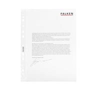Fundas transparentes Falken para folletos, color transparente A4
