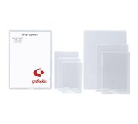 Fundas Transparentes Pvc Piel Naranja 200 Micras Con Rebaje Superior 4º Transparente Grafoplás