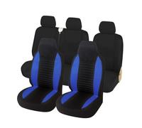 Fundas Universales para Asientos Delanteros Altos Tipo Butaca para Aygo 2+1 Protectores para Asientos Traseros Protectores Todo Incluido Protector Asiento(Blue Full)