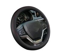 Fundas Volante Coche Para Cubierta Manija Coche 38CM Cubiertas Volante Protector Cuero Antideslizante Para Volante Coche Steering Wheel Protege(Zwart)