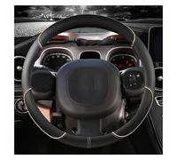 Fundas Volante Coche para Renault Trafic 3 Phase 3 2021-2024, Universal de Cuero PU, Transpirable Antideslizante Protector Volante, 37-38cm Accesorios Interior Coche SUV(Beige,O)