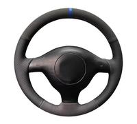 Fundas Volante Coche para Seat para León MK1 para VW para Golf 4 IV para Passat B5 para Variant para Polo para Skoda para Fabia 1 Interior Gamuza Funda Volante Coche(Yellow Thread)
