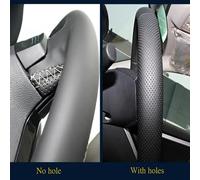 Fundas Volante Coche para X1 X2 X3 X4 F06 F10 F15 F16 F20 F21 F25 F26 F30 F32 Accesorios Trenzada Cuero Genuino(3 Colors Thread)