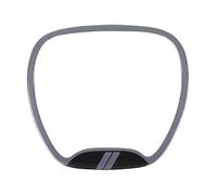 Fundas Volante para Dodge para Charger para Challenger 2015 En Adelante para Dodge para Durango 2014 En Adelante Cubierta Decorativa Centro Volante Interior Coche(Gray a Style)