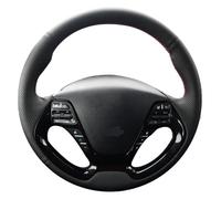 Fundas Volante para Kia para K3 para K2 para Ceed para Cerato 2013-2017 Funda De Volante Coche Personalizada Automotriz(Blanco)
