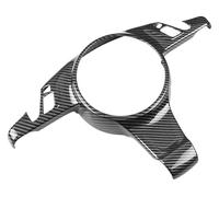 Fundas Volante para P&orsche para Cayenne 2011-2017 para Panamera 2010-2016 Embellecedor De Marco De Panel De Volante con Textura De Fibra De Carbono