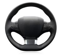 Fundas Volante para Peugeot 308 2014 2015 2016 2017 2018 2019 Funda Protectora para Volante De Coche Cosida A Mano(Red Thread)