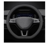 Fundas Volante para Skoda para Fabia para Monte para Carlo para Rapid para Spaceback para Yeti para Citigo IV 2012-2025 (Tipo L) Cubierta De Volante Fibra Carbono(Type B)