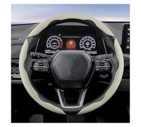 Fundas Volantes Funda Volante Cuero Segmentada para Civic para Fit 8Th para City para Accord 9 10 para Vezel para Freed para XRV para Insight Funda Protección Volante(Beige 3-Piece Set)