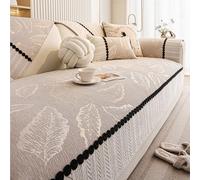 Fundas y Cojines de sofá de Suave Chenille, Tipo de sofás Combinados. con diseño Antideslizante Que Evita Desplazamiento, y Son Lavables a máquina para Limpieza fácil(C,70X150CM)