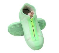 Fundas Zapatos Exterior Cremallera Hombre, Silicona, protegen Botas Lluvia, Antideslizantes, Impermeables, prácticas y Plegables para Viajes y excursiones al Aire Libre