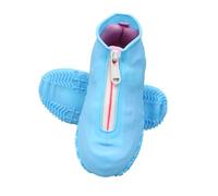 Fundas Zapatos Exterior Cremallera Hombre, Silicona, protegen Botas Lluvia, Antideslizantes, Impermeables, prácticas y Plegables para Viajes y excursiones al Aire Libre