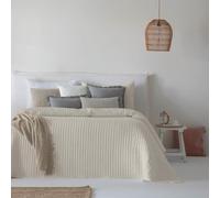 Fundeco Colcha bouti Modelo Azara Primavera Verano (Beige, Cama 150/160 (250 x 270 cm.))