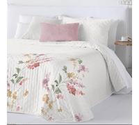 Fundeco Colcha bouti Modelo Leya Reversible para Primavera Verano (Cama 90 (180 x 270 cm.))