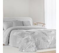 Fundeco - Edredón Conforter Estampado - Colcha de Invierno Modelo Lina Único - Cama 150 - Incluye 2 Fundas Cojín 50 x 70 cm - Suave y de Fácil Lavado