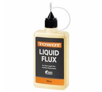 Fundente líquido para soldadura TOWOT, 30 ml Fundente para soldadura sin limpieza para electrónica, sin plomo y anticorrosión, fundente de resina de alta pureza para PCB, cobre y plata
