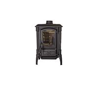 FUNDICIO - Estufa de leña de fundición ARINA 6,5 kW | Triple combustión, vidrio KERAGLASS, Clase A+ 4 ESTRELLAS | bajo consumo <2 kg/h, alto rendimiento 80% 130 m³