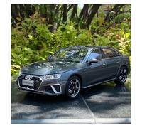 Fundición a presión 1:18 For Audi 2020 Classics A4L Modelo Coche Aleación Simulación con Puerta Completamente Abierta Modelo De Vehículo En Miniatura Decoración Vehículos Réplica(Chrome)