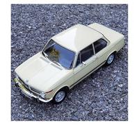 Fundición a presión 1:18 For BMW 2002 Tii Puerta Completa Que Se Puede Abrir Modelo Coche Aleación Simulación Modelo Vehículo En Miniatura Estático Decoración Vehículos Réplica(Creamy White)
