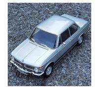 Fundición a presión 1:18 For BMW 2002 Tii Puerta Completa Que Se Puede Abrir Modelo Coche Aleación Simulación Modelo Vehículo En Miniatura Estático Decoración Vehículos Réplica(Silver)