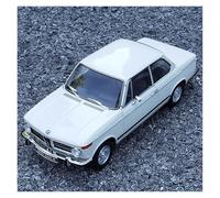 Fundición a presión 1:18 For BMW 2002 Tii Puerta Completa Que Se Puede Abrir Modelo Coche Aleación Simulación Modelo Vehículo En Miniatura Estático Decoración Vehículos Réplica(White)