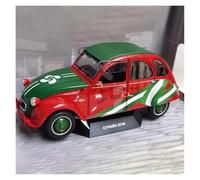 Fundición a presión 1:18 For Citroën 1982 Vintage Classics 2CV6 Simulación Modelo De Coche De Aleación Modelo De Vehículo En Miniatura Decoración Colección Vehículos Réplica