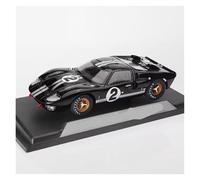Fundición a presión 1/18 For Ford GT-40 MK II #2 1966 Modelo Coche Aleación Simulación Puerta Completamente Abierta Modelo Vehículo En Miniatura Decoración Vehículos Réplica