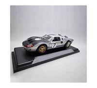 Fundición a presión 1:18 For Ford GT-40 MK II #7 Clásico Retro 1966 Modelo Coche Aleación Puerta Completamente Abierta Modelo Vehículo En Miniatura Decoración Vehículos Réplica